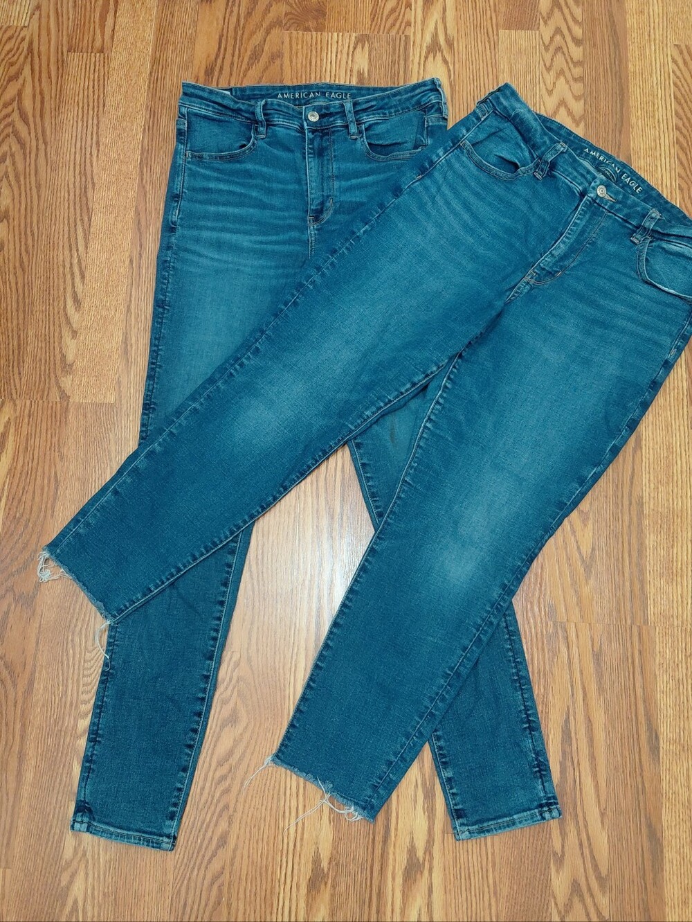 American Eagle High Rise Curvy Jegging Jeans Women Size 12 Short Jeans Long Jean